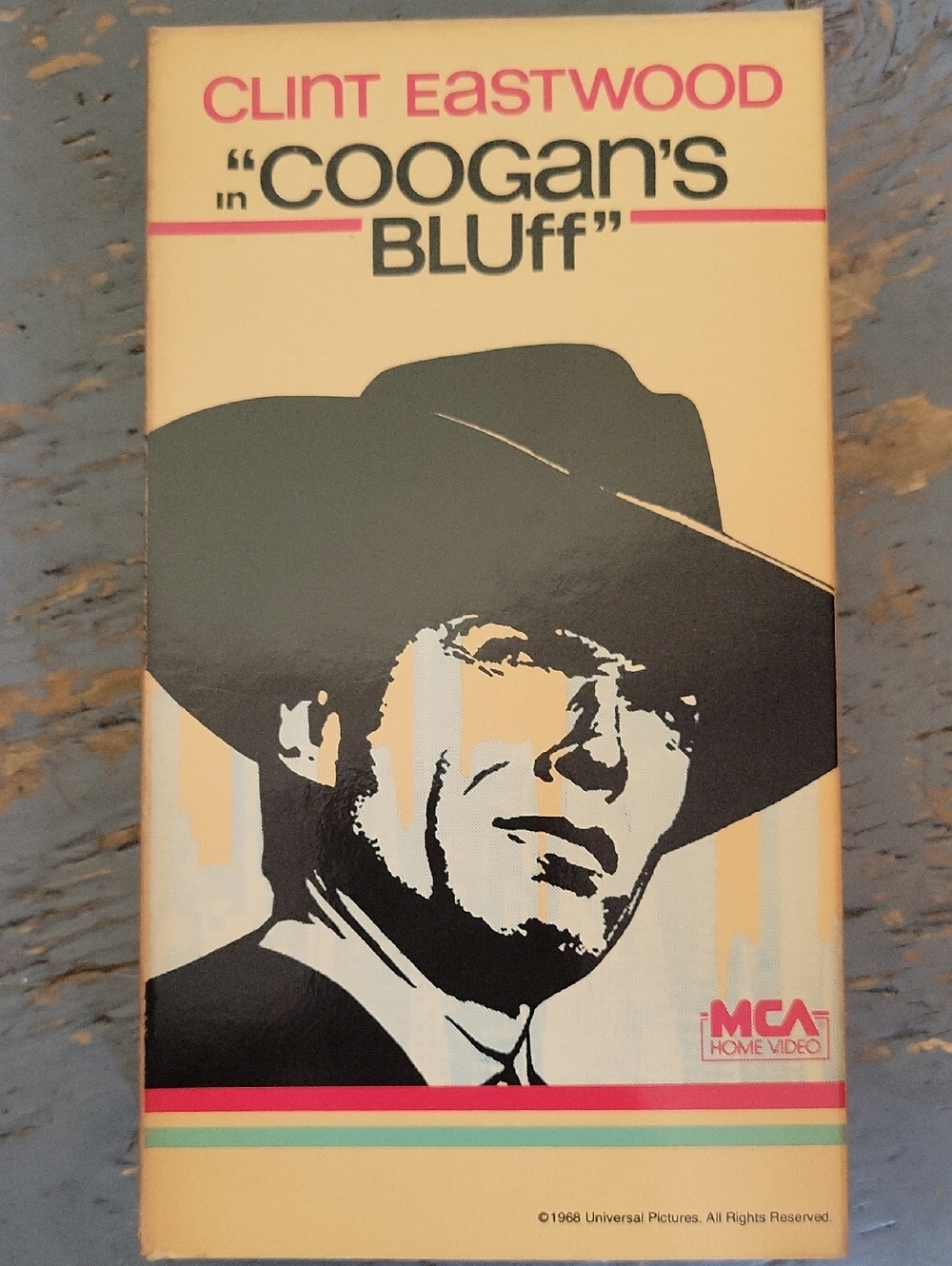 Clint Eastwood "Coogan's Bluff" MCA Home Video VHS
